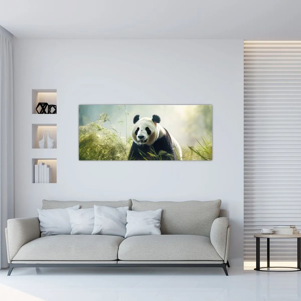 Kép - Panda (120x50 cm)