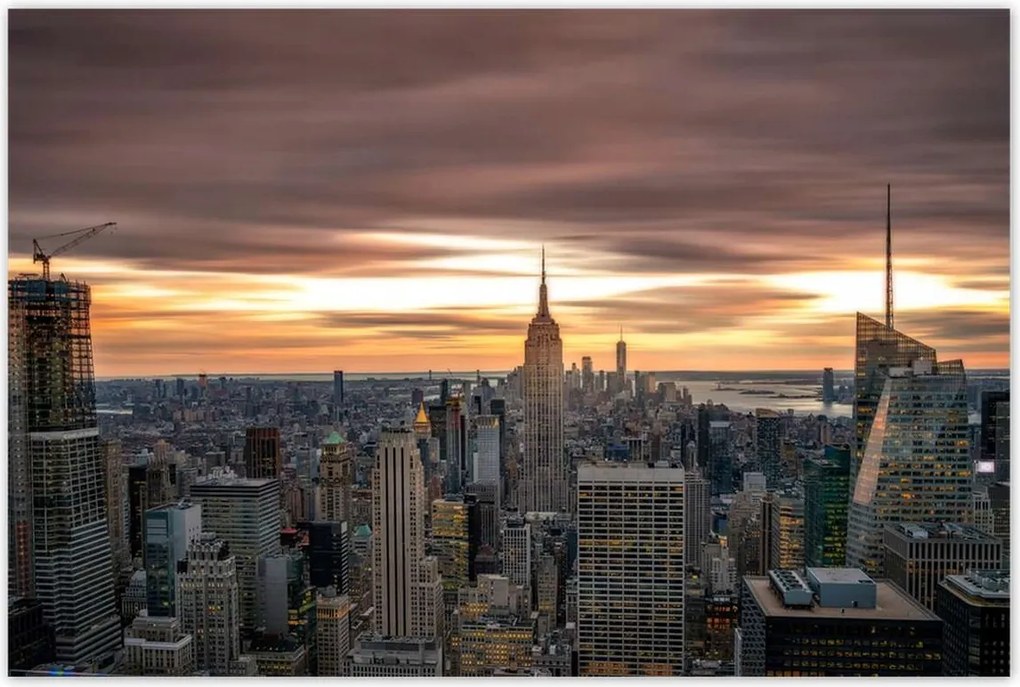 Poszterek 120x80 New York felülnézet