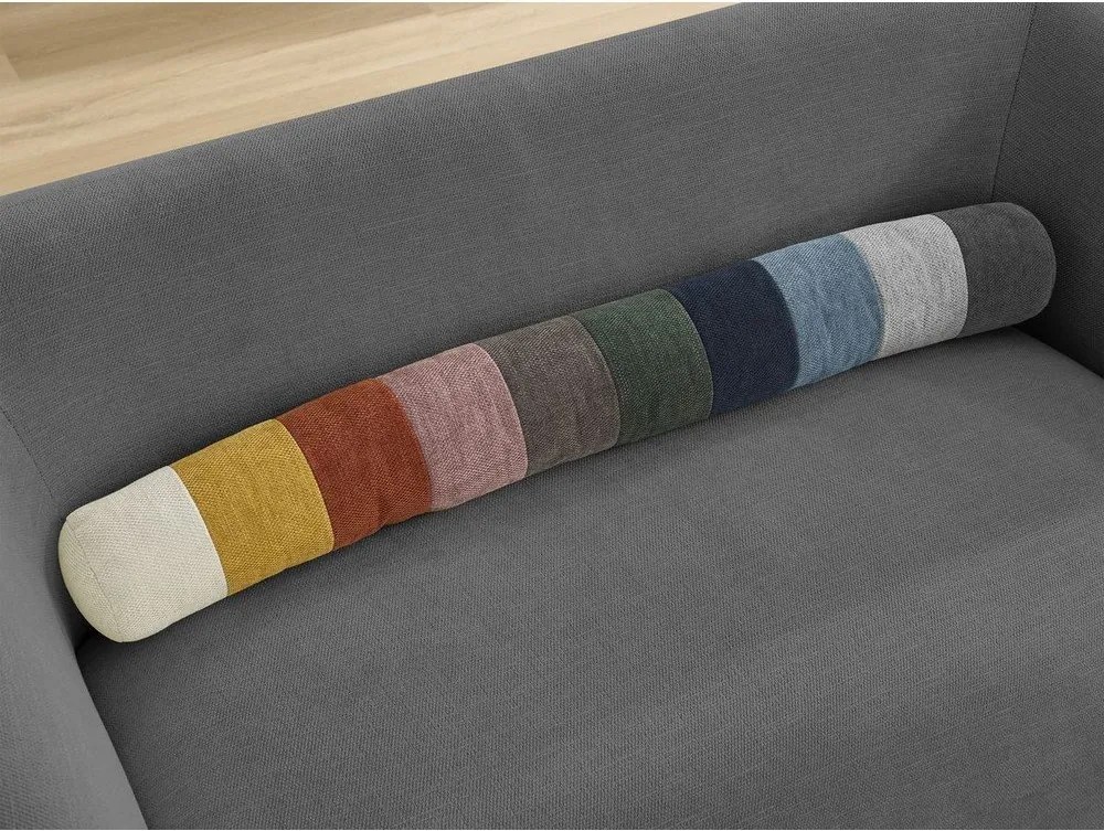 Sötétszürke zsenília kanapé 160 cm Celine – Bobochic Paris