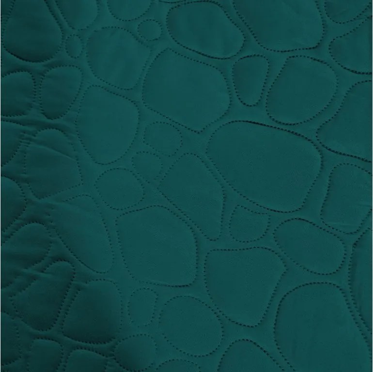 Türkizkék ágytakaró STONE Méret: 200 x 220 cm