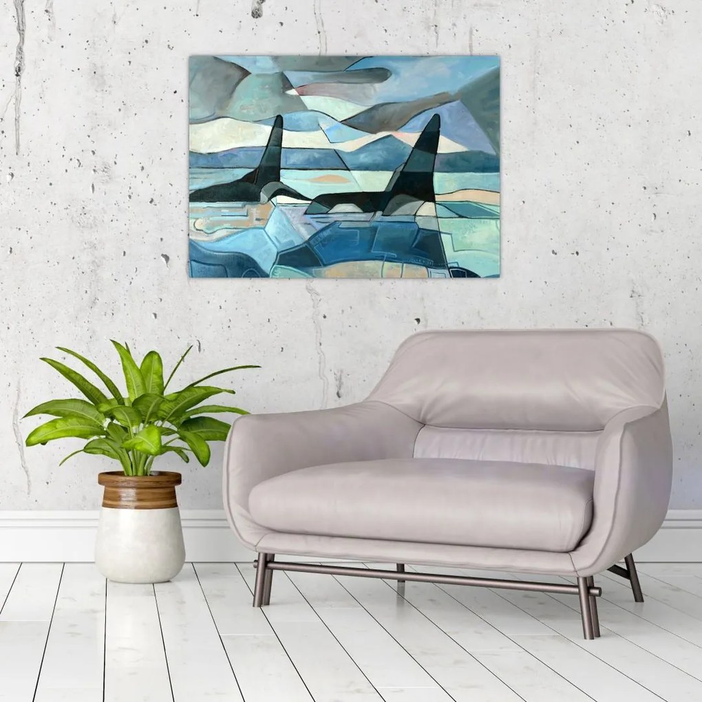 Kép - Orcas (70x50 cm)