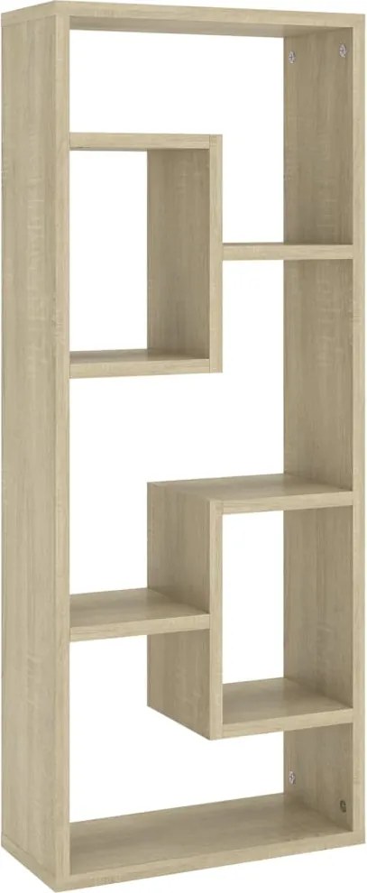 vidaXL sonoma tölgy szerelt fa fali polc 36 x 16 x 90 cm