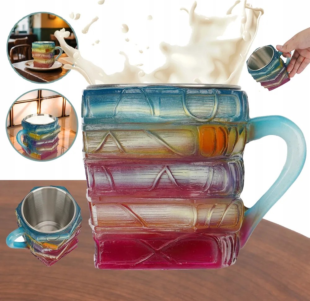 Festett Bögre Könyvek Festett Könyvek Kávé Bögre Bögrék Fogantyúval