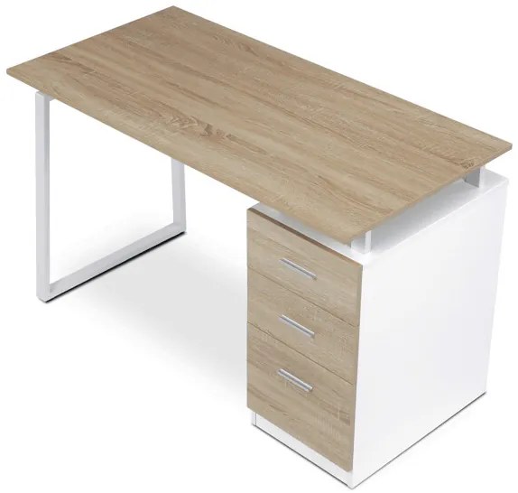 Irodai Íróasztal 120×60 cm, Sonoma Tölgy Melamin. APC-3218 SON