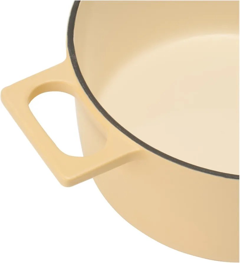 Indukciós tűzhelyhez alkalmas öntöttvas lábas fedővel 5,5 l Mattia 3.0 – FABINI