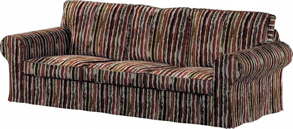 Ektorp 3 személyes kanapé huzat, összecsukható Ikea zöld