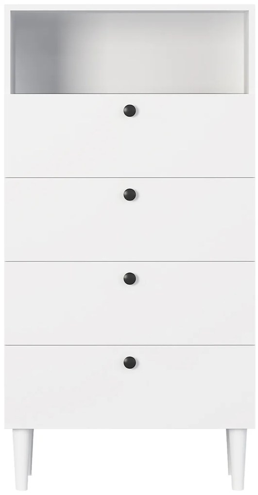 Komód fiókokkal DULLUM 60x115cm, fehér