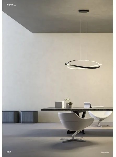 Redo 01-3617 - LED dimmelhető kábelre szerelt függeszték IMPULS LED/38W/230V fekete