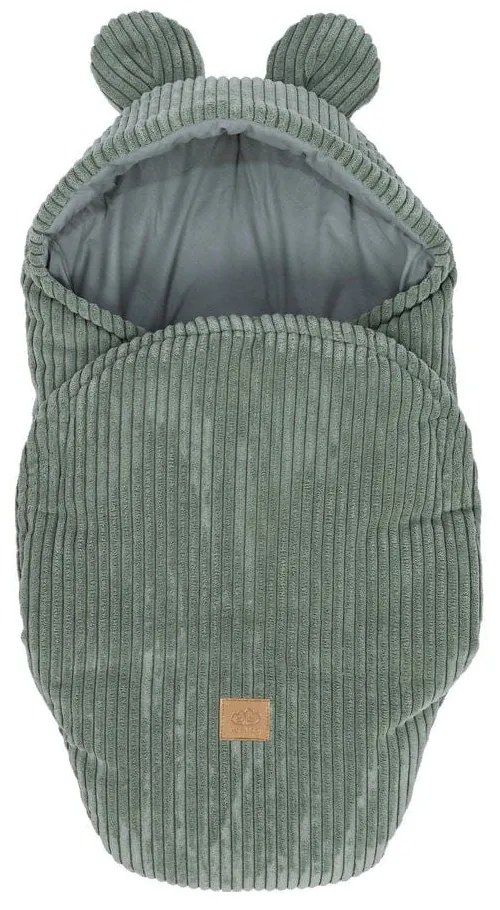 Zöld kordbársony babapólya 45x80 cm – Meowbaby