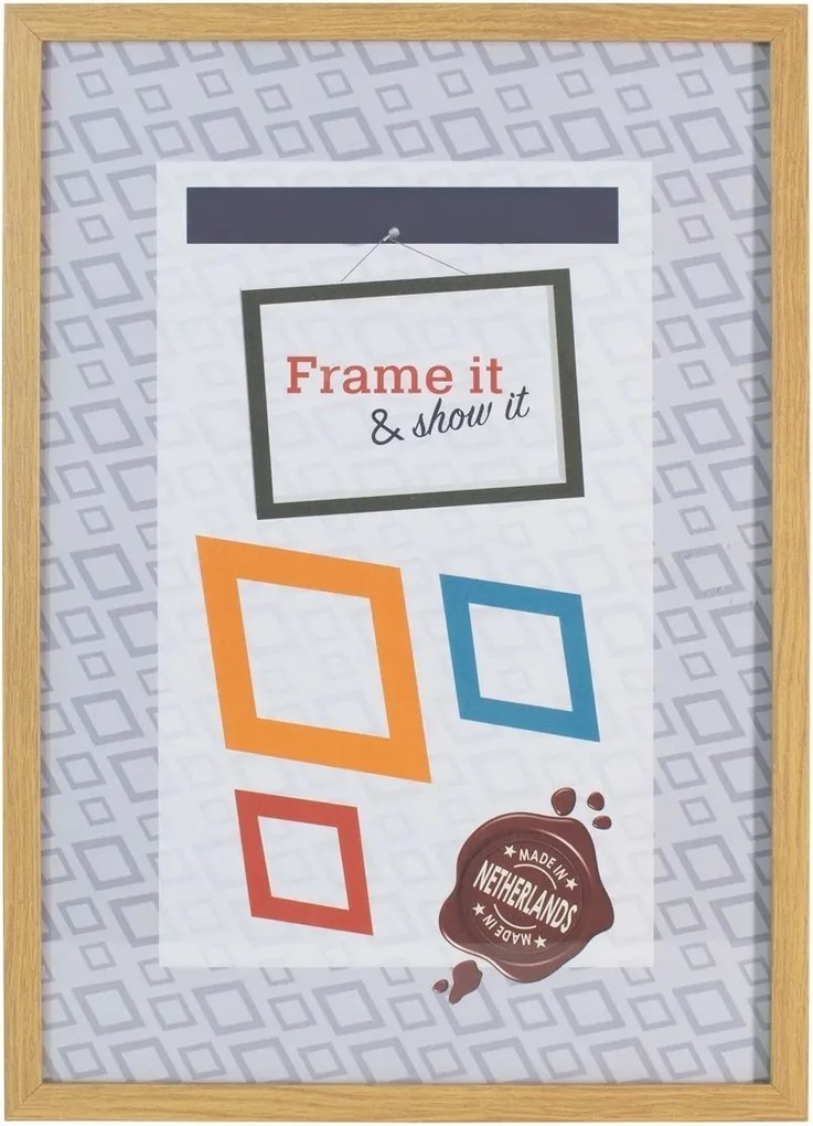 Mdf fa képkeret Smart tölgy 40x50 cm Plexi