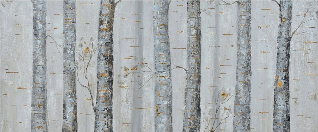 Dekoratív fotótapéta falra Könnyű összeszerelés Nyírfa 250x104 Ragasztó