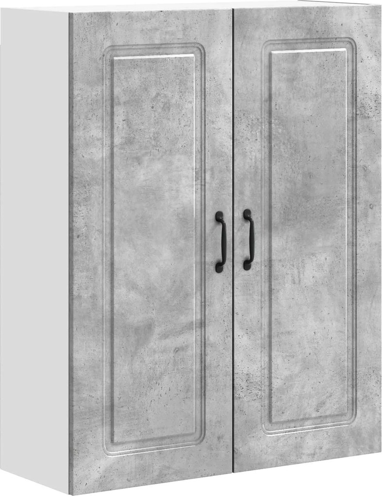 vidaXL Konyhaszekrény Kalmar Beton Szürke 80 x 31 x 100 cm Faanyag