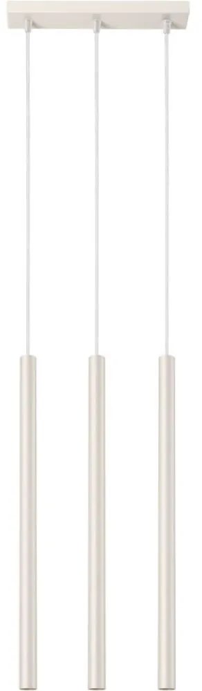 Sollux SL.1514 - Csillár zsinóron PASTELO 3xG9/8W/230V krémes