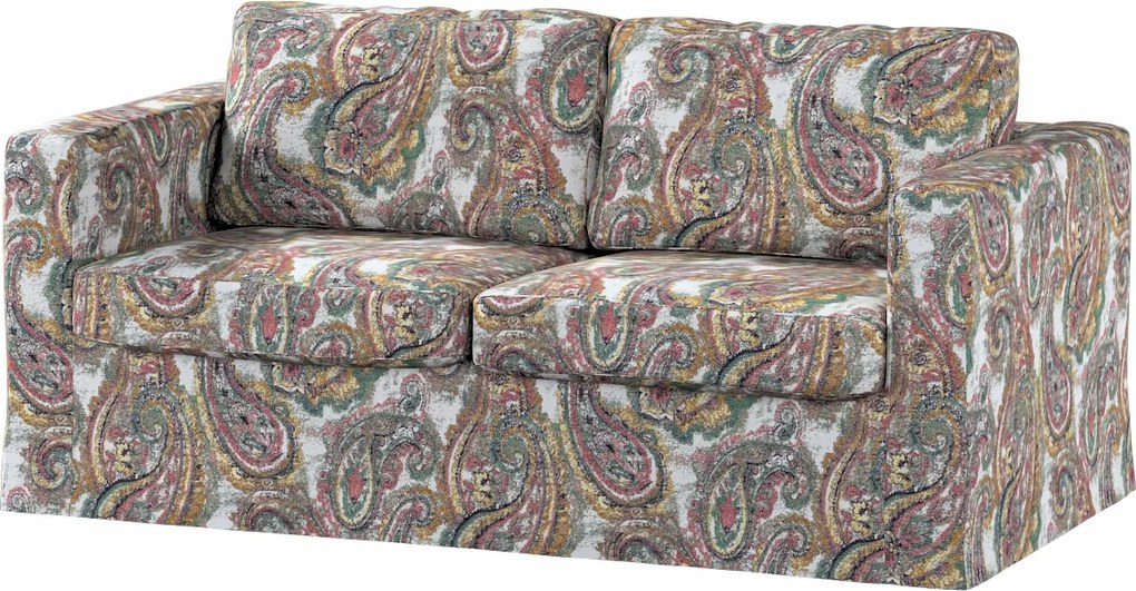 Karlstad 2 személyes kinyitható kanapé huzat Ikea narancssárga