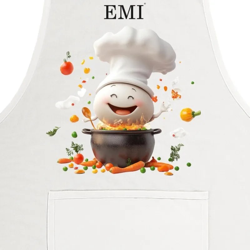 EMI Gusto konyhai kötény, Fehér