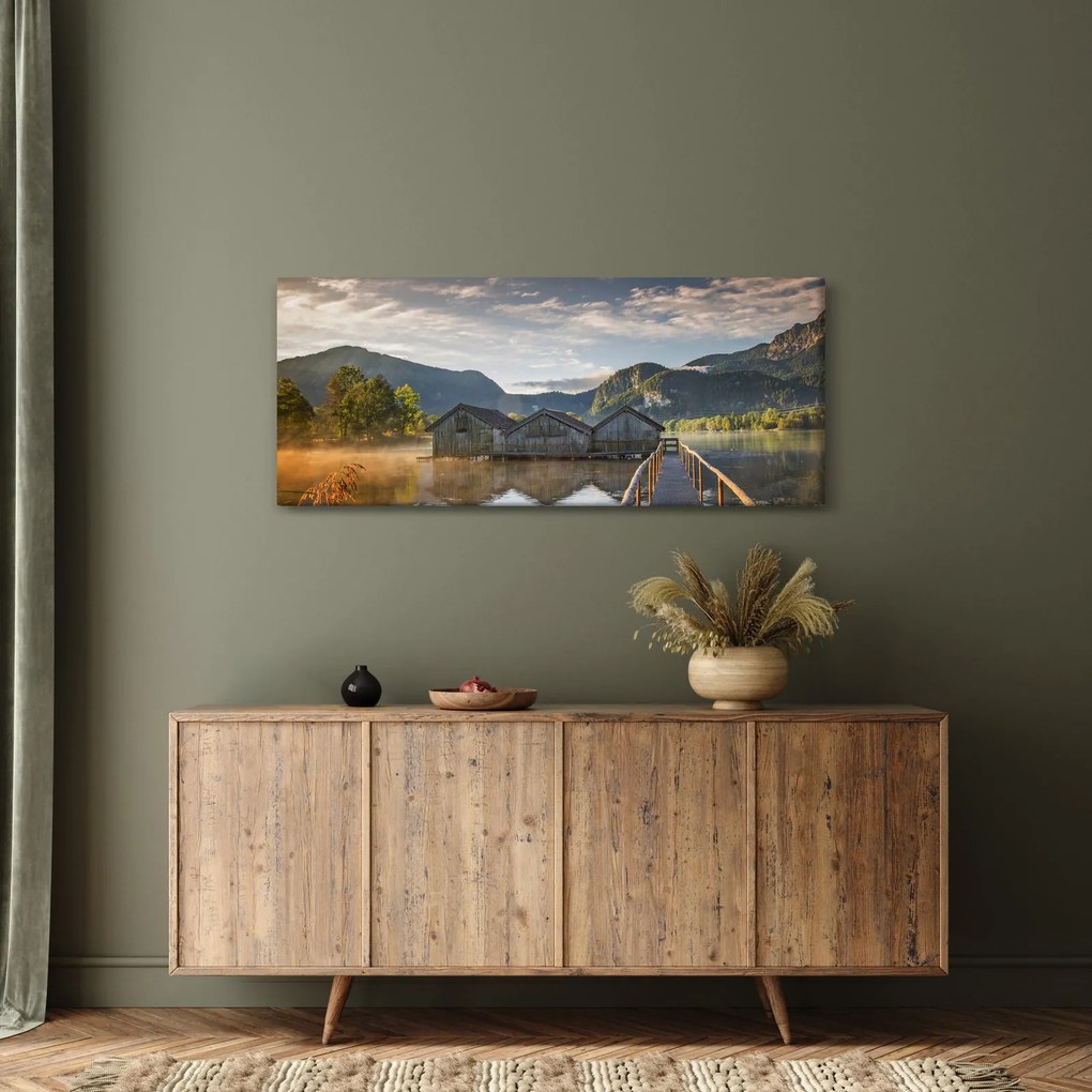 Tó képe (120x50 cm)