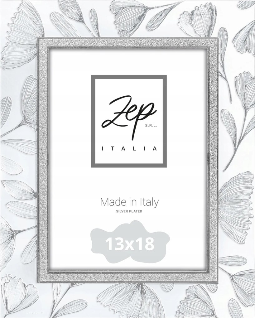Képkeret 13x18 átlátszó ezüst siracusa esküvői ajándék