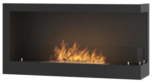 InFire - Sarok BIO kandalló 45x90 cm 3kW fekete