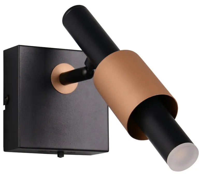 Fekete-bronzszínű LED spotlámpa 20,5x10 cm Ikaris – Trio Select