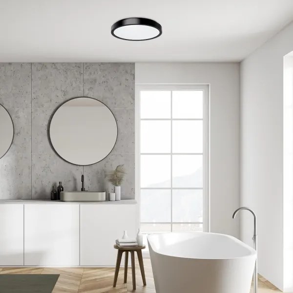 Rabalux 71254 - LED Fürdőszobai mennyezeti lámpa SAMIRA LED/48W/230V IP44 fekete