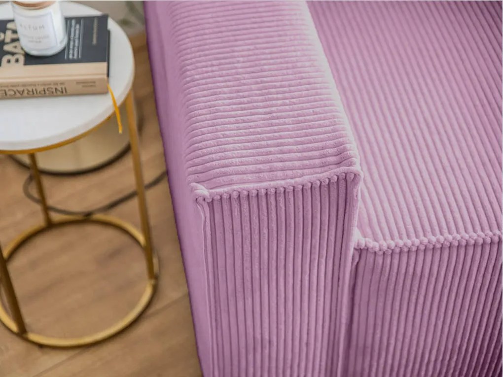Fotel lábtartóval SMART SET, lila