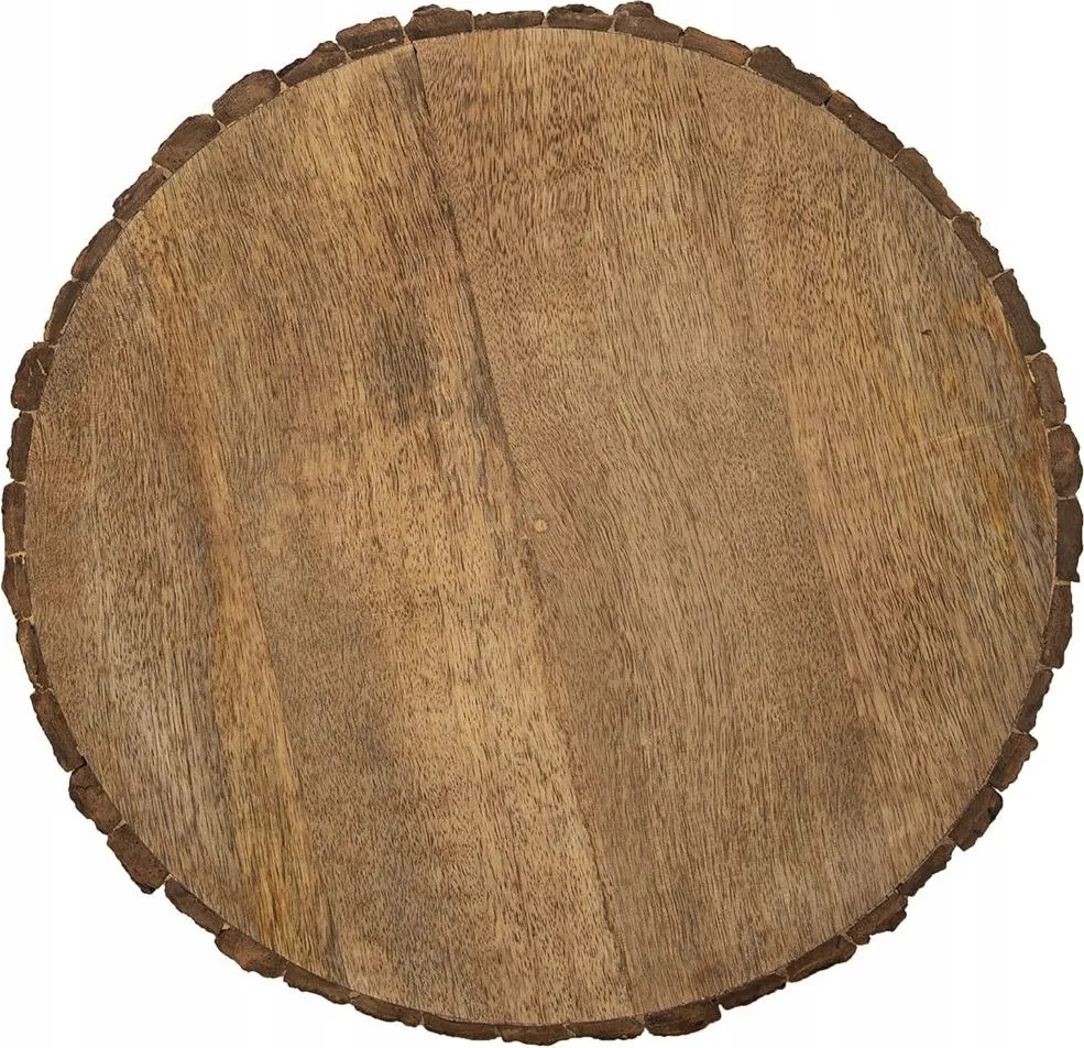 Tálca Fa dekoratív alátét korong fa szelet 39 cm