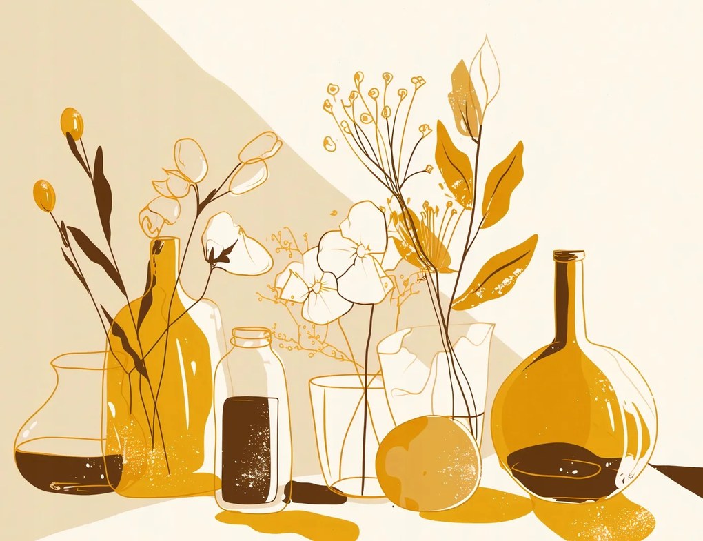 Poszter 65x50cm Napsütötte árnyalat