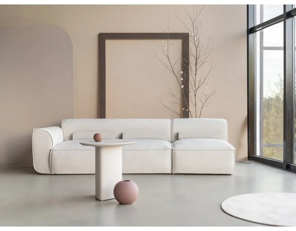 Fehér moduláris heverő (bal oldali) Flex Felix – Miuform