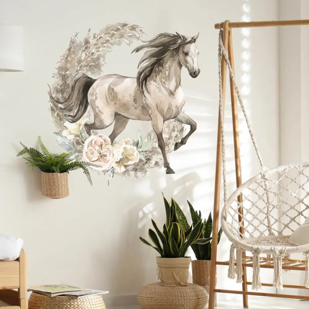 INSPIO Falmatrica - Barna ló boho stílusban
