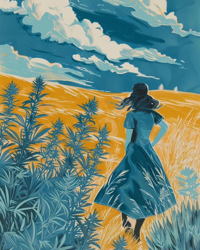 Poszter 40x50cm Utazás a mezőkön át