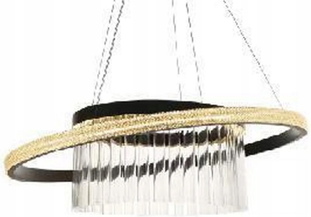 Parela modern Led kristály csillár kristály gyűrű 60 cm