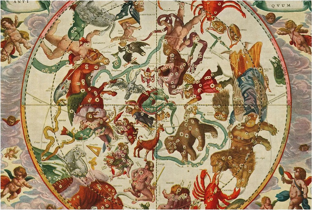 Fotótapéta Flizelin Dekoratív Hálószoba Csillag kompozíciók 104x70