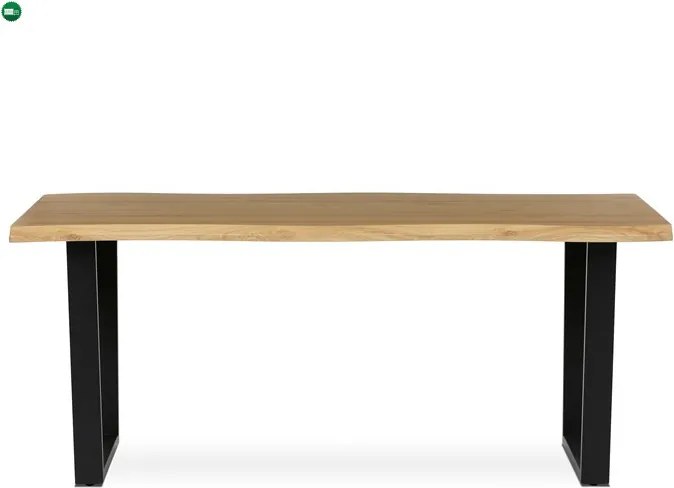 Étkezőasztal 180×90 cm, MDF, Vad Tölgy. HT-F4218 OAK