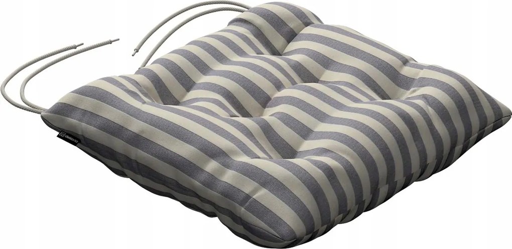 Jacek székpárna 38x38 sötétkék-fehér csíkos (1,5cm)