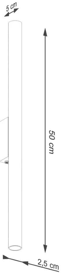 Krémszínű fali lámpa Fideus – Sollux