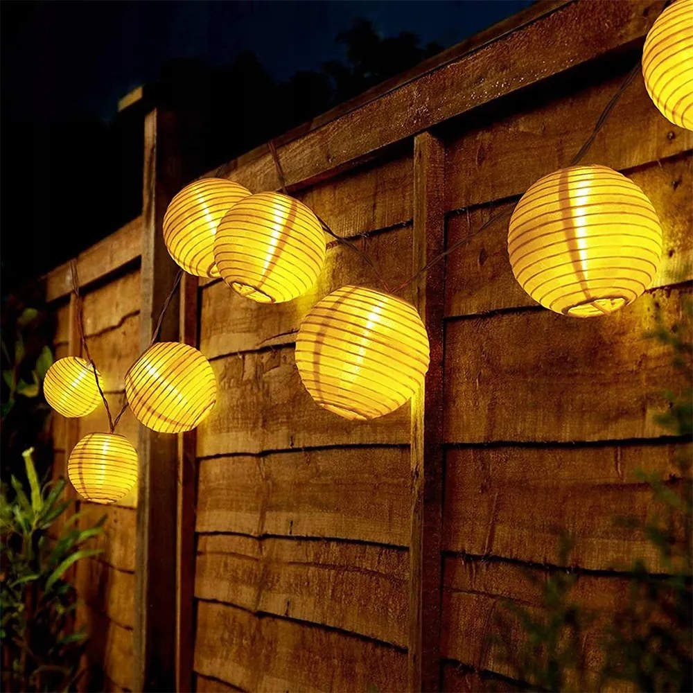 Fénylánc Led Fényfüzér Lampion Led 7M 50 Lámpa