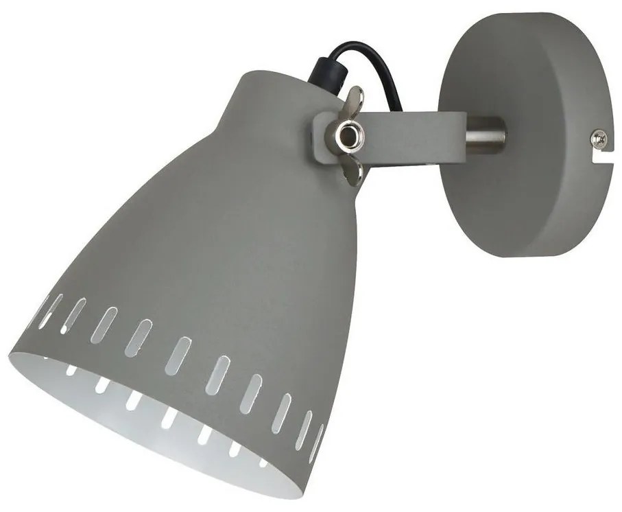 ITALUX MB-HN5050-1-GR+S.NICK - Fali lámpa FRANKLIN 1xE27/60W/230V