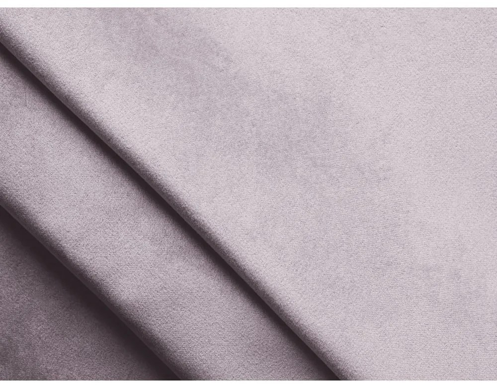 Levendula színű kárpitozott franciaágy ágyráccsal 160x200 cm Akela – Makamii