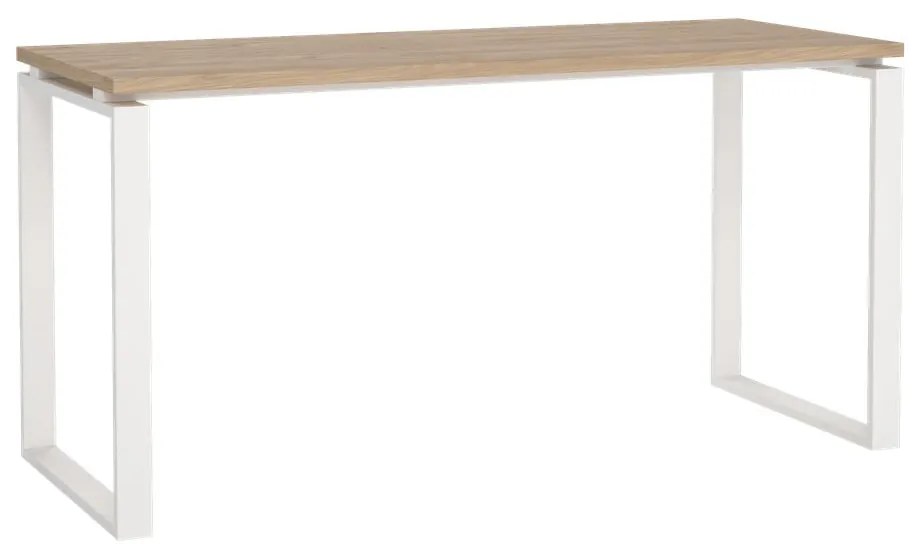 Íróasztal tölgyfa dekoros asztallappal 60x150 cm Sign – Tvilum