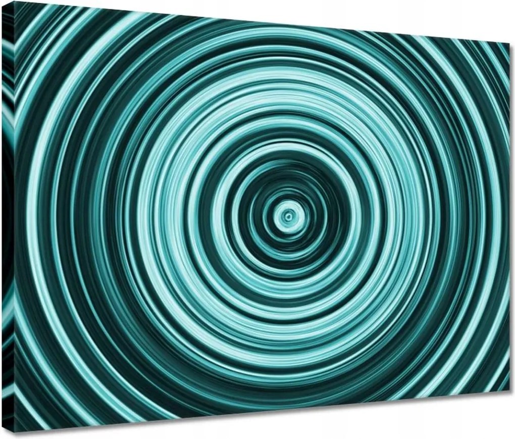 Vászonkép 40x30 Kerekek petrolBlue színben