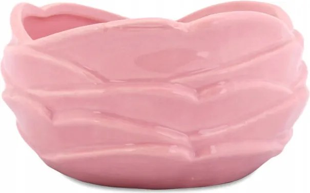 Tál tál kerek rózsaszín dekoratív stílusos