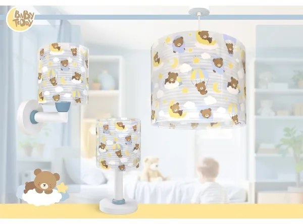 Dalber 41572T - Gyerek csillár BABY TEDDY 1xE27/15W/230V kék