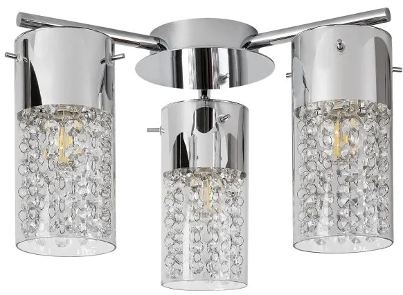 Rabalux 2195- Fürdőszobai mennyezeti lámpatest NIAGARA 3xE14/40W/230V IP44