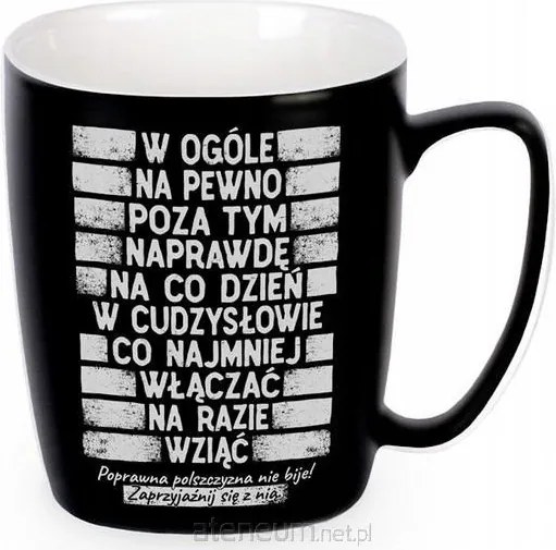 Kerámia bögre matt fekete 10