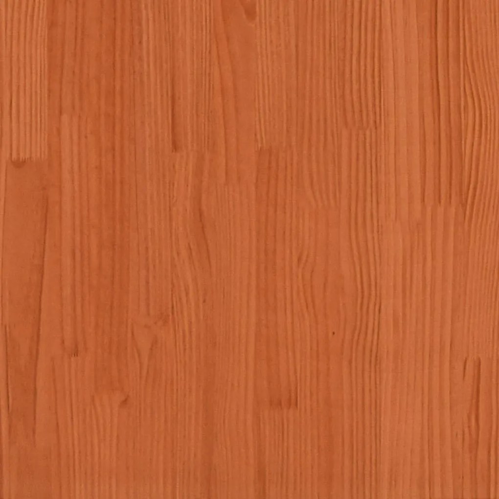 viaszbarna tömör fenyőfa gyerekágy matrac nélkül 90 x 200 cm