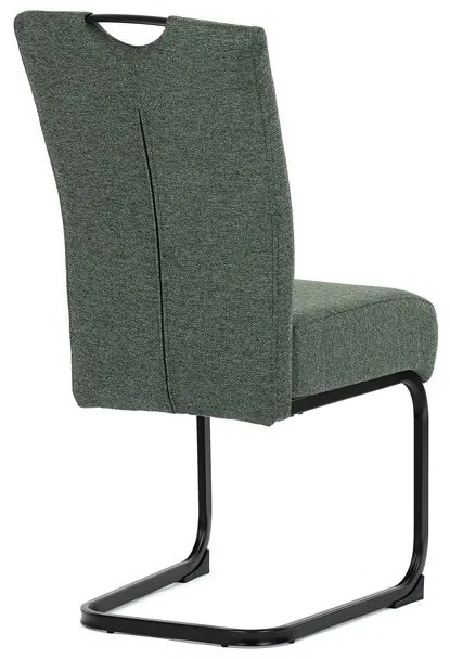 Étkezőszék zöld szövetkárpittal. DCL-E2008 GRN2