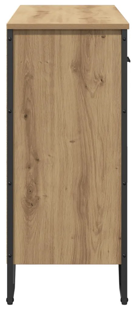 Sideboard Artisan Oak 97x32,5x74,5 cm Szerelt Fa