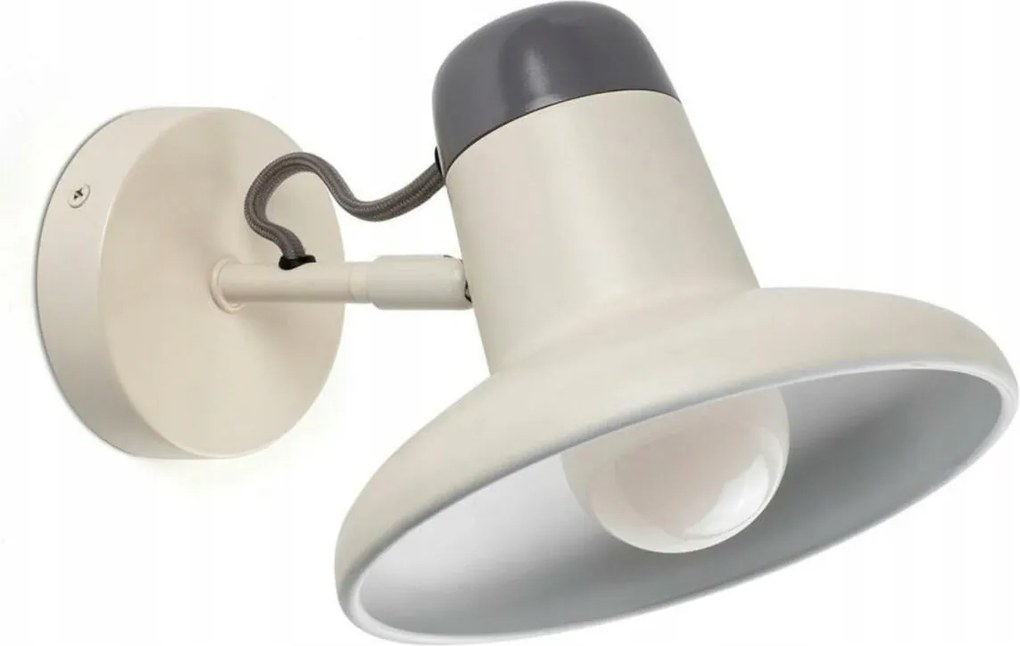 Faro Snap fali lámpa, fehér, E27, acél, modern dizájn