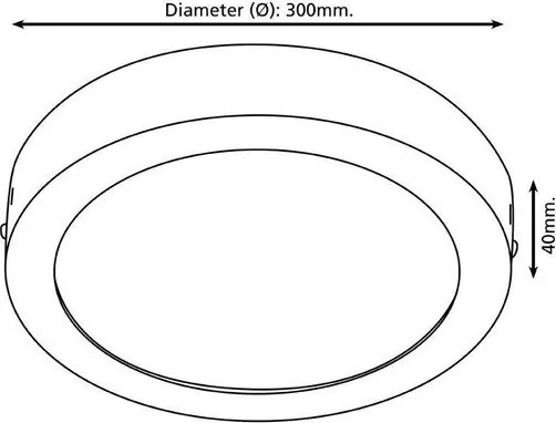 Eglo 96246 - LED fürdőszobai lámpatest FUEVA 1 LED/22W/230V IP44