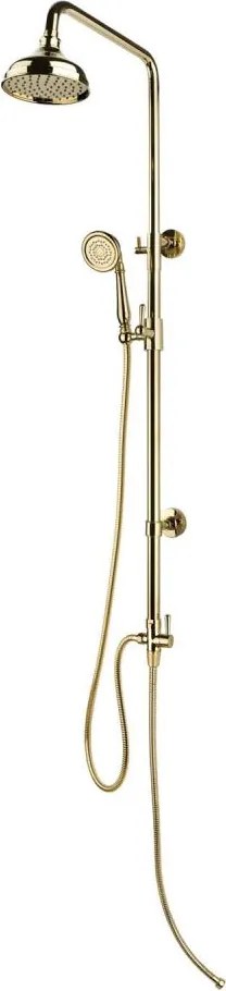 AEROSKOBING sárgaréz zuhanyszett